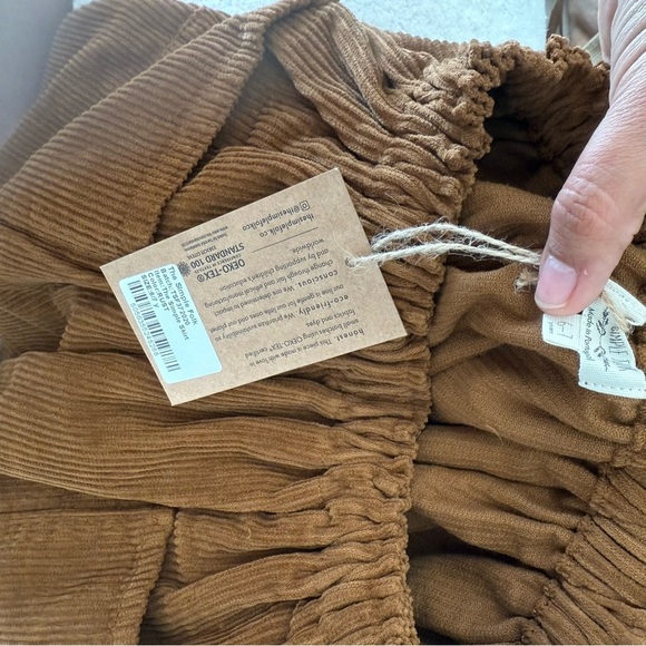 THE SIMPLE FOLK Cotton Corduroy Pockets Skirt | Rust - Picture 9 of 10